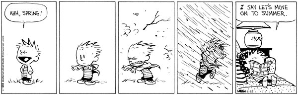 Calvinn_Hobbes's tweet image. Can it please be Summer already!