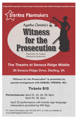 SPlaymakers's tweet photo. Don't let anyone ruin the ending--come see Witness for the Prosecution THIS WEEKEND. https://t.co/yYMUolACU7