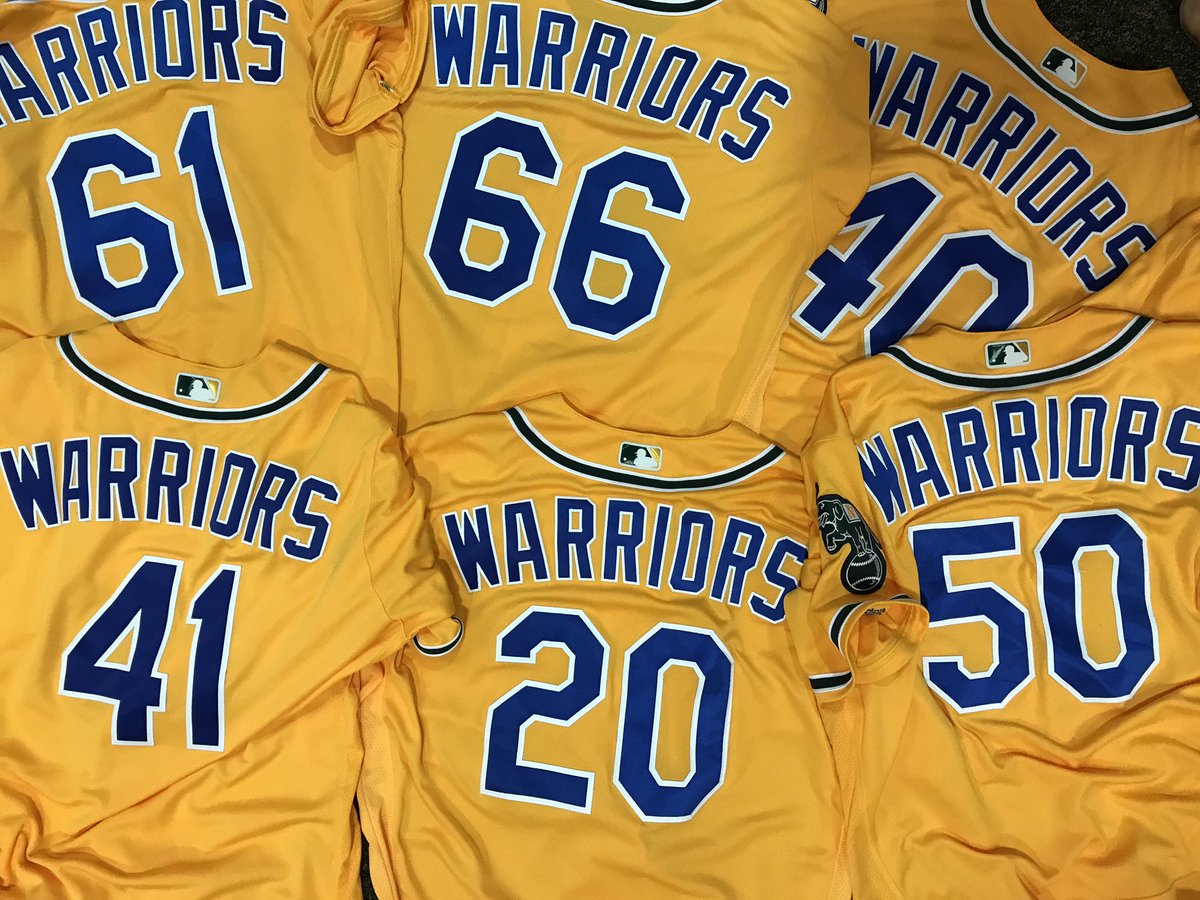 oakland warriors jersey