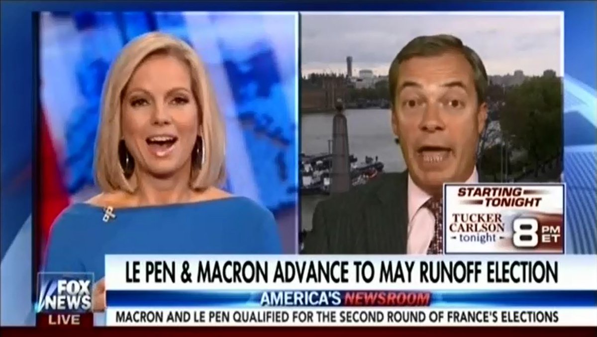 Fox News Contributor Nigel Farage Whitewashes Marine Le Pens