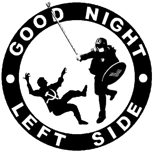 Good left good right. Good Night left Side. Гуд Найт Вайт Прайд. Good Night Antifa. Good Night White Pride антифа.