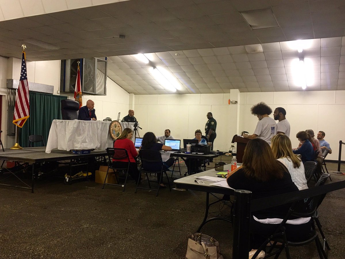 Judge Ron Flury on the bench at Veterans Stand Down Court resolving the cases of homeless &amp; at-risk Veterans in our community.