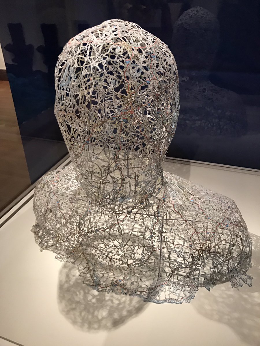 MrsHendersonHB's tweet photo. Even during vacation, I can't seem to get away from school. Map and Econ themed art @CurrierMuseum #HBHumanGeo #HBEcon https://t.co/x6ZuRBrVAI