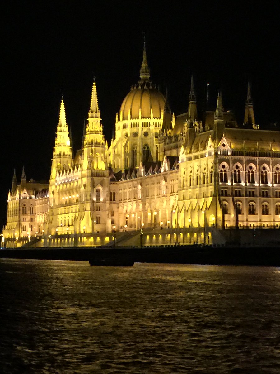 Beautiful #Budapest at night: The Parliament
 #DanubeCruise #AMAWaterways
#Photo by Julia Grantham