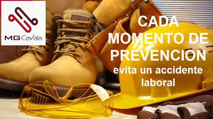 MGCavala's tweet image. En cada momento de descuido o de dejación, los riesgos laborales encuentran su oportunidad para convertirse en accidentes de trabajo.