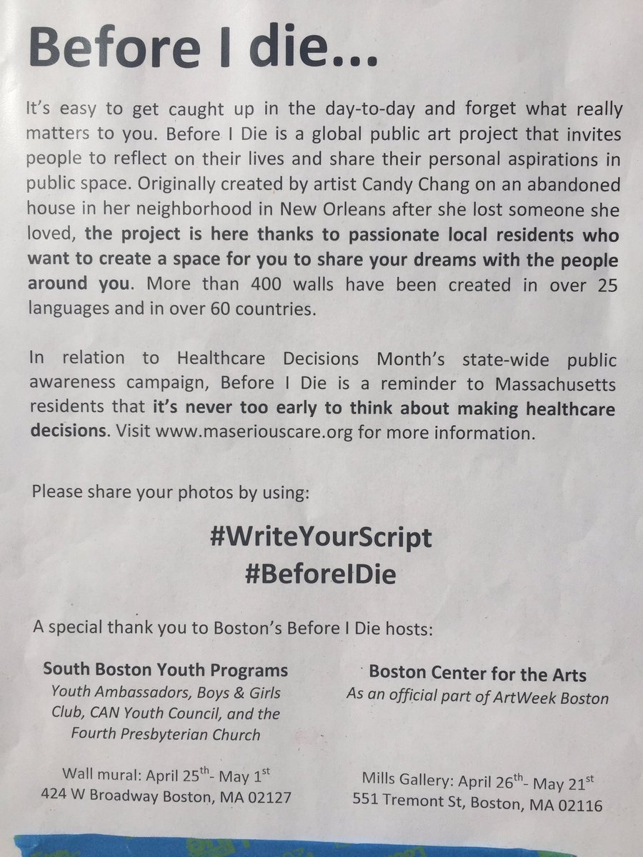 vivpham_'s tweet image. Check out this #Southie youth-led public art! Locals are already sharing their wishes. Add yours! #WriteYourScript #BeforeIDieBoston