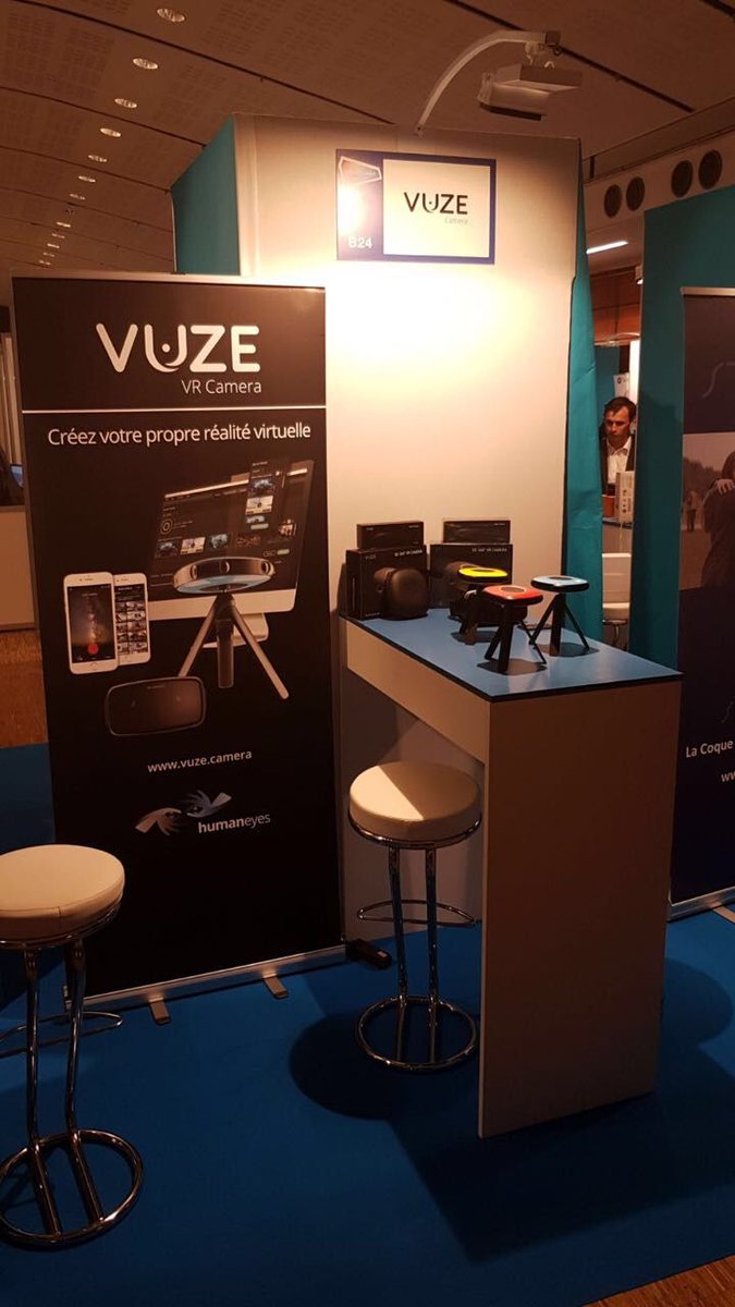 VuzeCamera's tweet photo. We're at DISTREE Connect in Paris! If you're there come say hi!! #ConnectDays https://t.co/YNyOTiNsN5 #360Video #VR360 @VuzeCamera https://t.co/P3FD46eZik