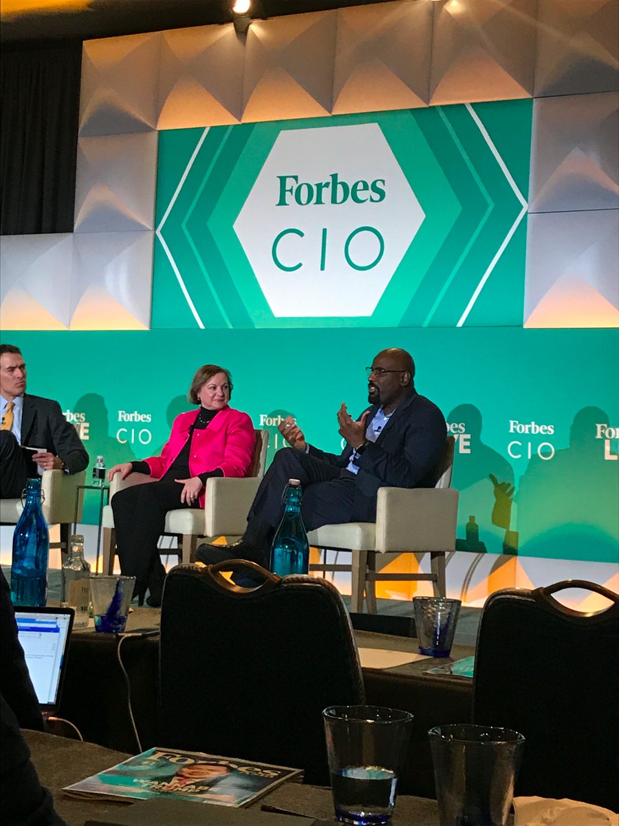 Another good panel w/ <a href="/peterahigh/">Peter High</a> Beyond the CIO - Be Bold w/ Hollis “Terry” Bradwell <a href="/AARP/">AARP</a> <a href="/CIOAdvisoryGrp/">Marina Levinson</a> @BenhamouGlobalV #forbescio