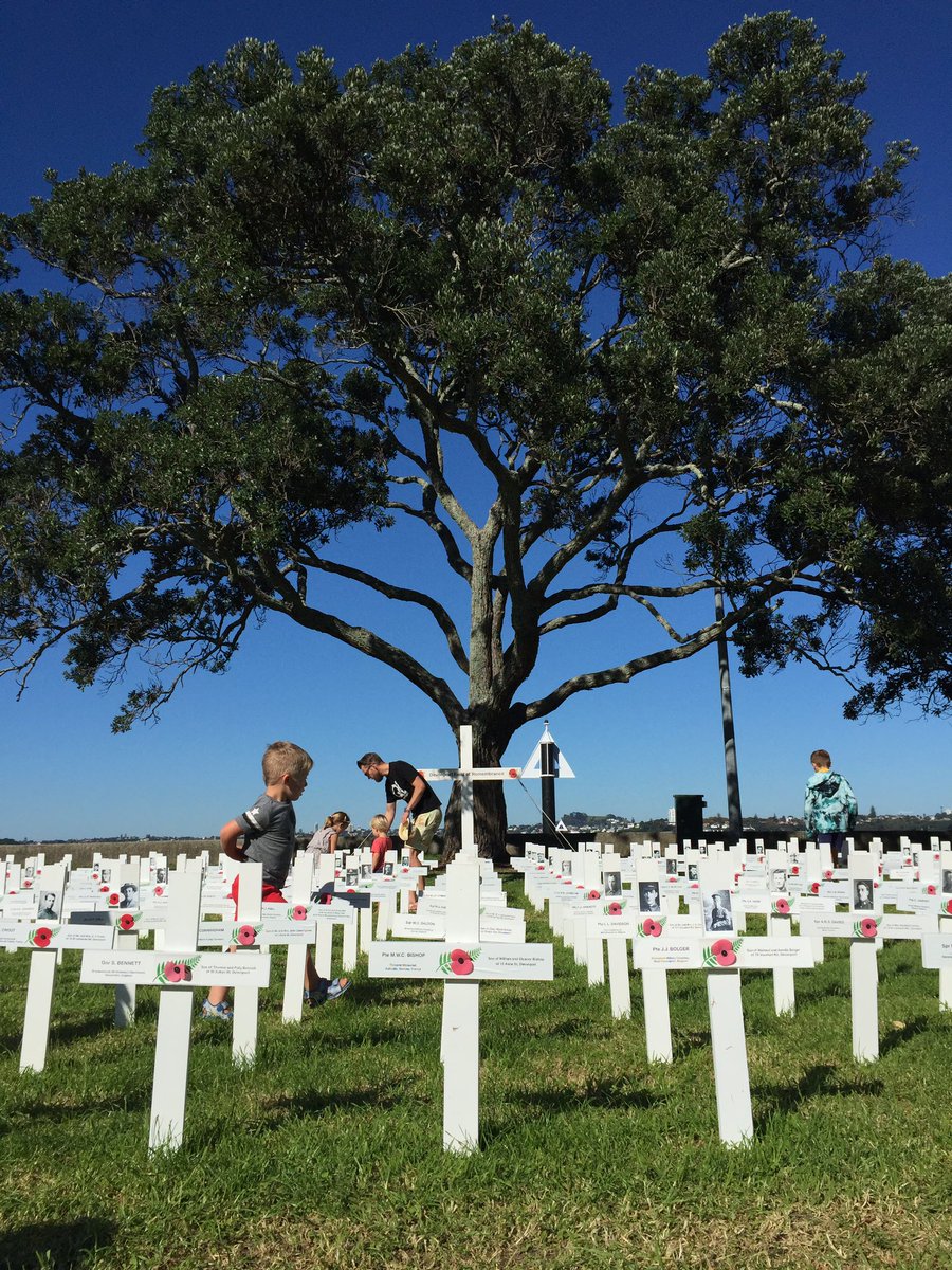 ANZAC DAY 2017 #poppies&amp;pohutakawa <a href="/Aotea9/">Goina Thedinga</a> <a href="/LocalAuckland/">Local Auckland</a> <a href="/NSUAFC_Official/">North Shore United</a> <a href="/AklCouncil/">Auckland Council</a> @