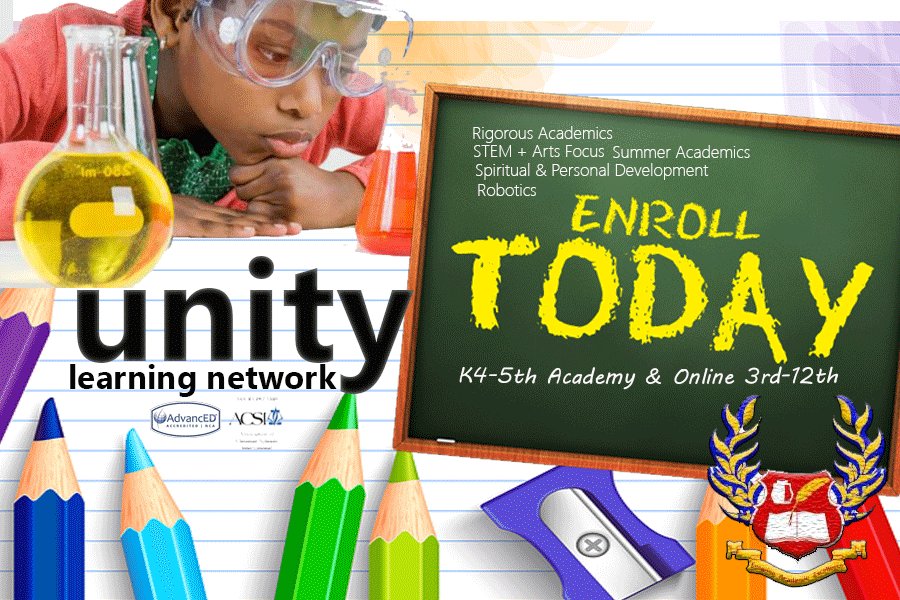 unitylearning's tweet image. Open House April 29th 10am-12noon
2500 Park Central Boulevard
Suite B5
Decatur, GA 30035
Summer Camp & K-12th Academy