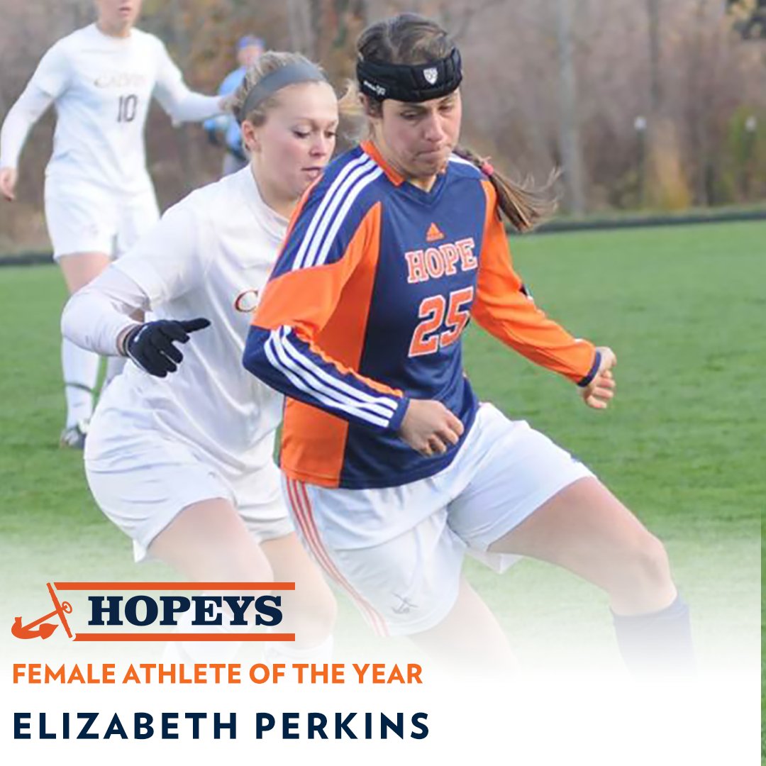 HopeAthletics's tweet image. Congrats to our Athlete of the Year HOPEYs winner, Elizabeth Perkins of @HopeSoccer and @HopeCollegeWBB! @HopeCollege