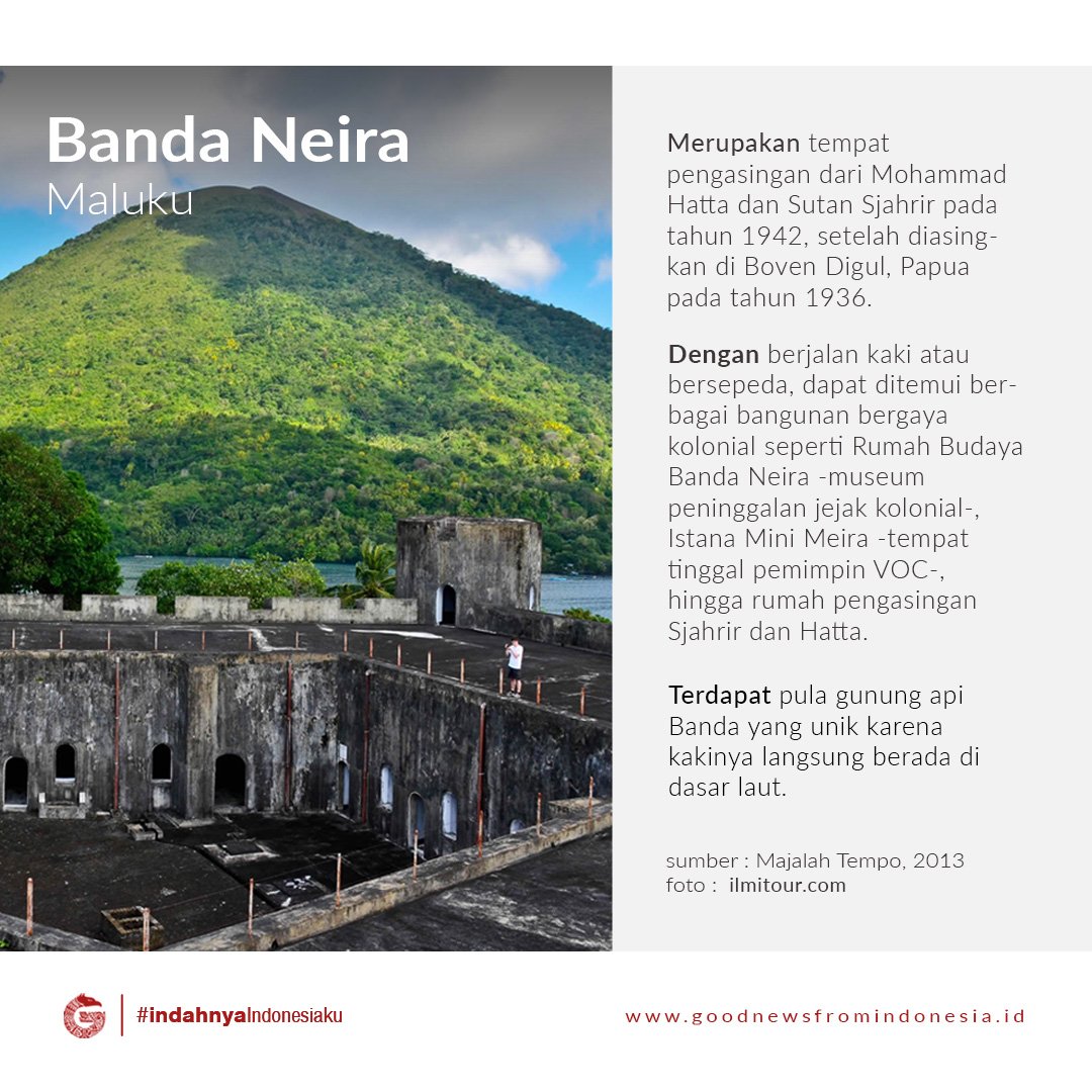 Banda Neira, Serpihan Surga di Timur Indonesia #indahnyaIndonesiaku