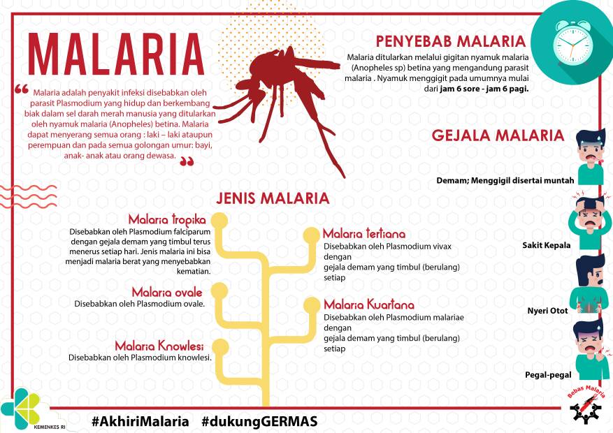 Malaria demam tanda tanda Demam Naik