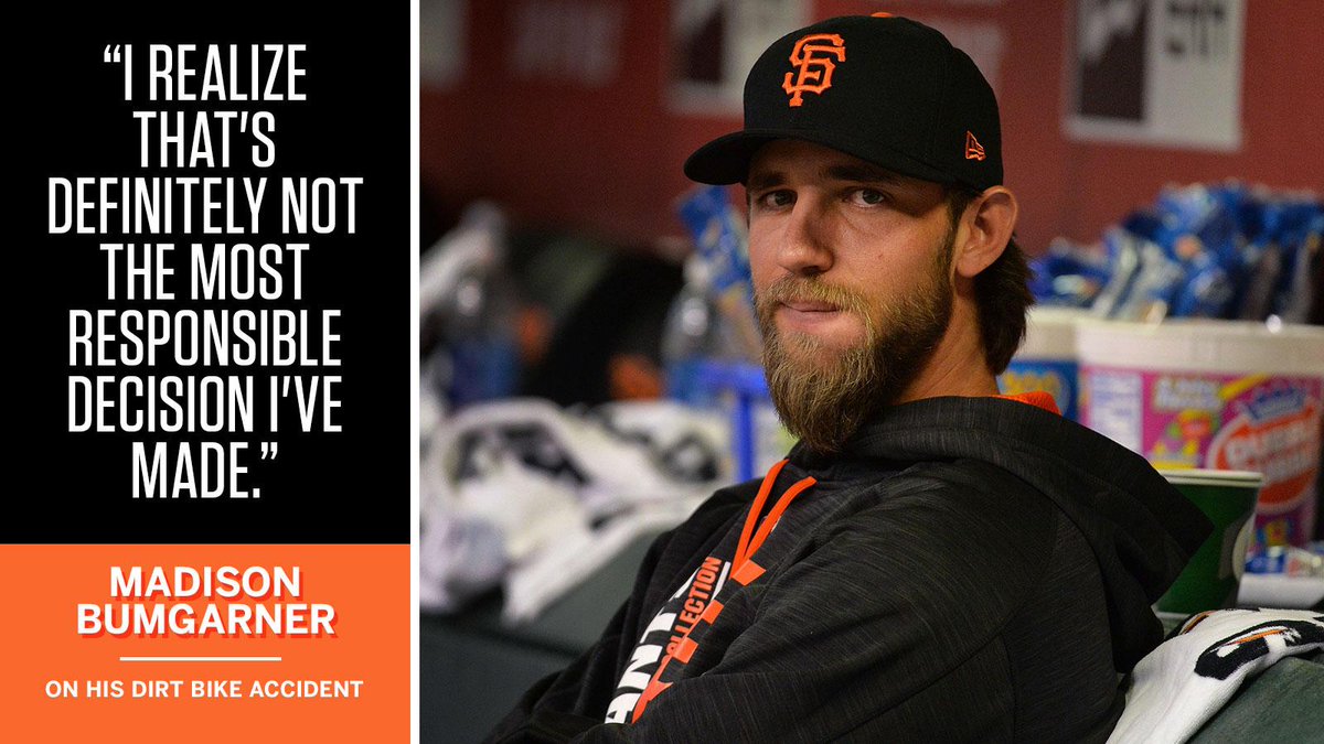 ESPN on X: Short hair, don't care. Madison Bumgarner is debuting