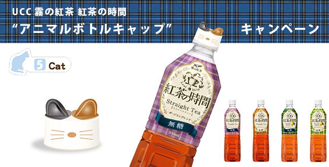 Mofoojp On Twitter Ucc 霧の紅茶 紅茶の時間 アニマルボトルキャップ キャンペーン Https T Co Txz5flbgud Ucc 霧の紅茶 ボトルキャップ 猫モフー