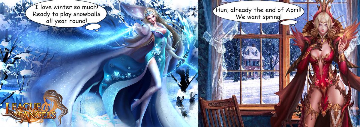 Does spring arrive in your city? #wewantspring #spring #leagueofangels #LoAcreativefans #winter #browsergame #rpg #onlinegame