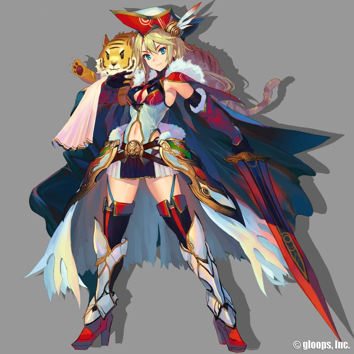 Gloopsイラストレーター公式 ままざらし Peroshiの描いた女の子のイラストだ まっつん 肩に乗っている虎がカワイイー T Co Msfz0lc0ix Gloops グループス