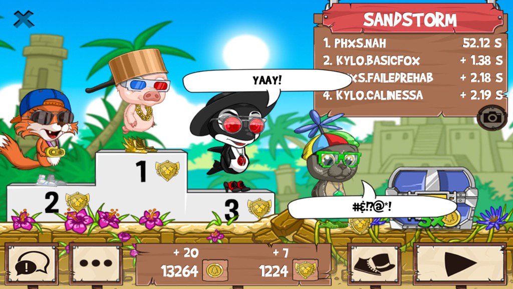SolSistah_'s tweet image. Having a blast @ #funrun2 #nah #Basicfox #Calinessa