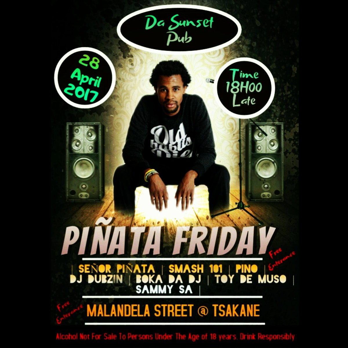HoboLaseTsakane's tweet image. Nay&apos;Lento💃
28 April&apos;17 @Kallies Place Da Sunsett Pub, Piñata Friday
#SeñorPiñata I AM FROM TSAKANE