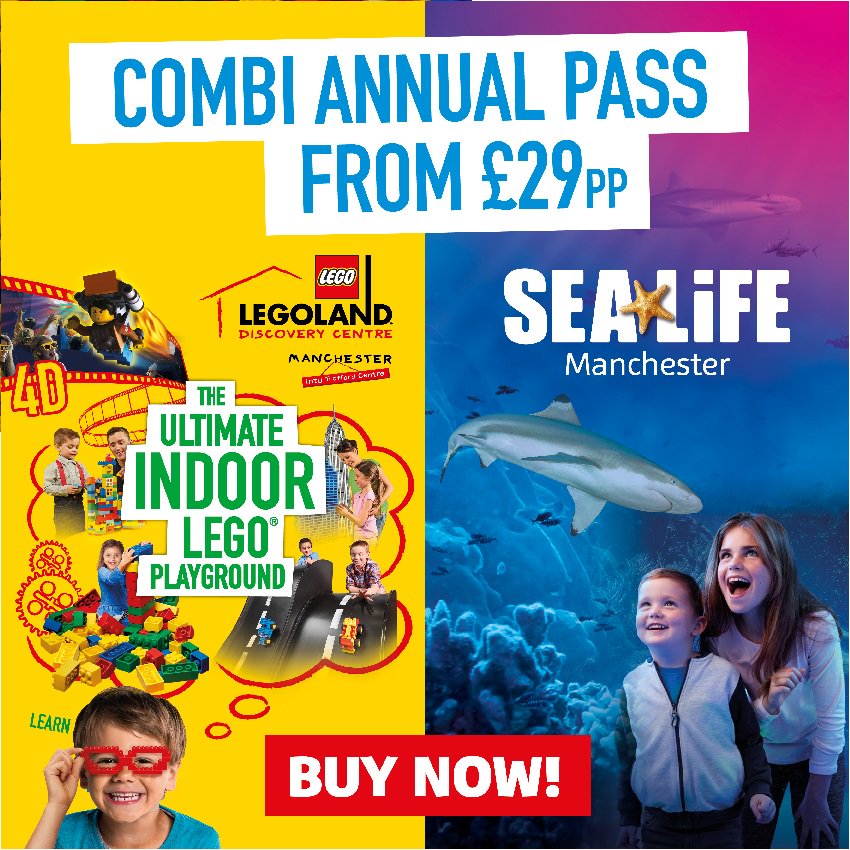 Sea life and legoland manchester 2025