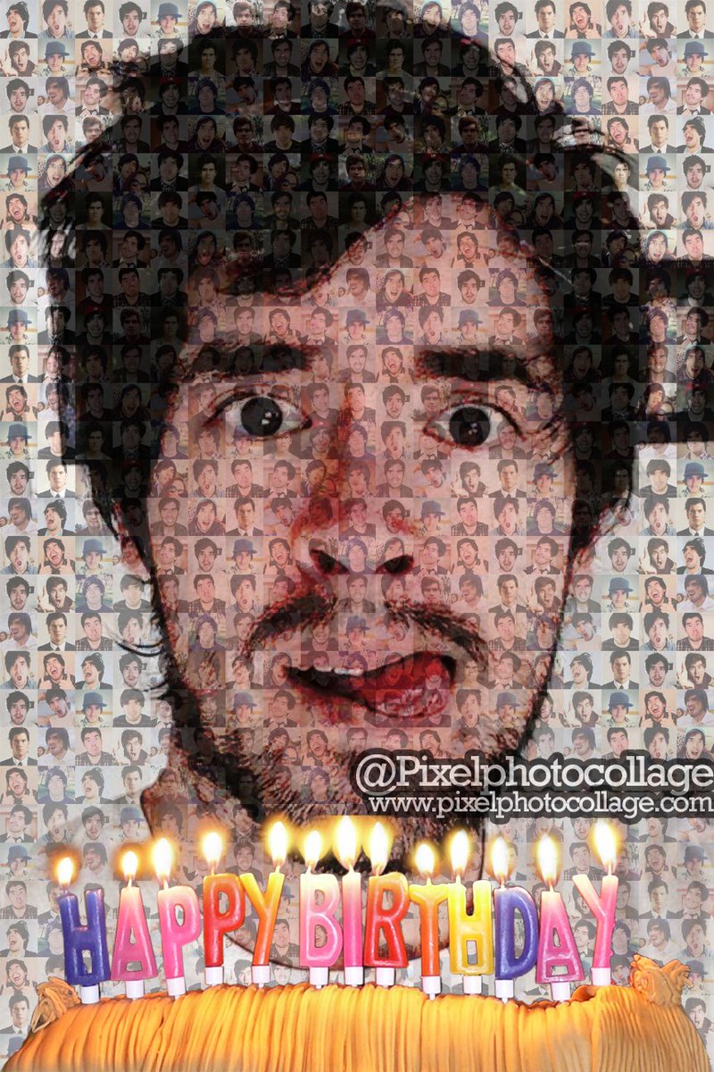 collage_wishes's tweet photo. We Wish @GermanGarmendia a Happy BDay!
#happybirthday #GermánGarmendia #JuegaGerman #YouTuber
#photomosaic #pixelphotocollage @Pixel_Collage https://t.co/x5UwvYKEIO