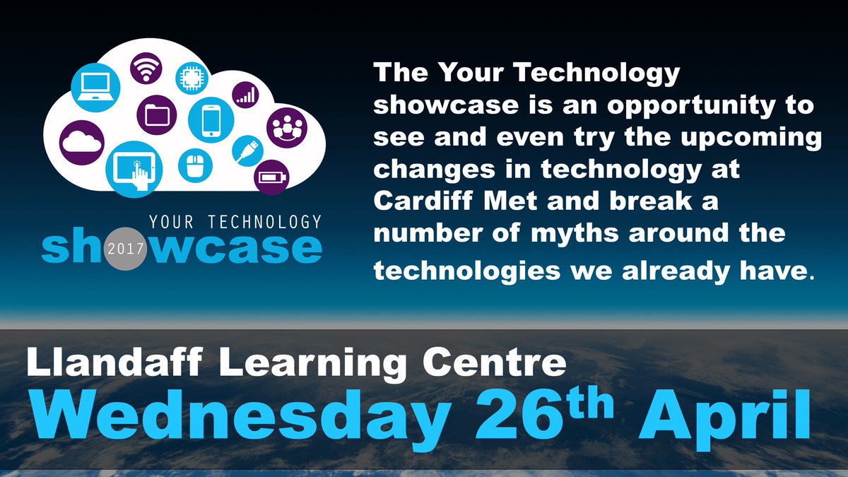 QED_Tweets's tweet photo. 1 day to go until the Your Technology Showcase Event! #yourtechnology #cardiffmet @CardiffMetLearn @CardiffMetSU @CardiffMetCSS https://t.co/rndt6cGazE