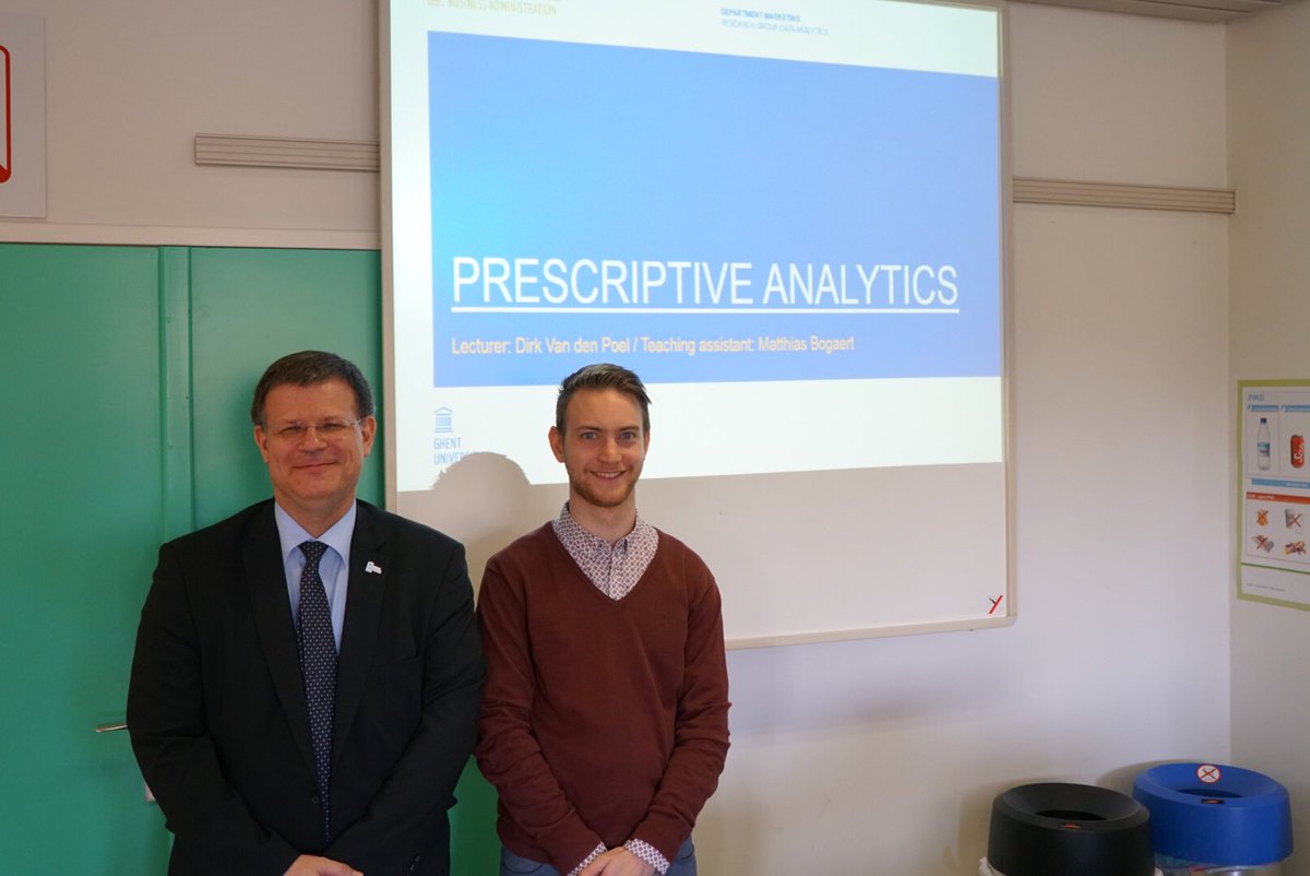 dirkvandenpoel's tweet image. Prescriptive #Analytics Class for #business #engineering w/ #evolutionary #algorithms @UGent #dataanalytics dataanalytics.ugent.be #orms