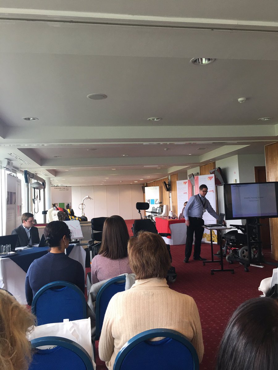 Nextstepsphysio's tweet photo. Mobility session with Ramsey Hulbert at Yorkshire Care equipment conference https://t.co/TL08GQuMav