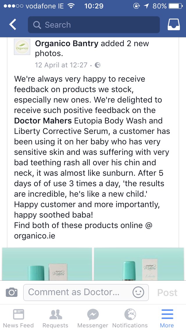 DoctorMahers's tweet image. #results @organicobantry #eutopiabodywash #libertycorrectiveserum #teethingrash #sensitiveskin #natural #safeforbabies