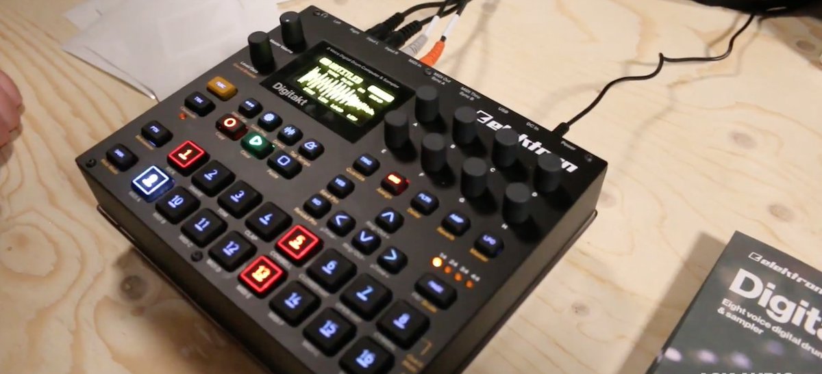 Watch the awesome <a href="/WeAreElektron/">Elektron</a> #Digitakt Drum Sampler in action at #Superbooth &gt;&gt;&gt; bit.ly/2or0X9N