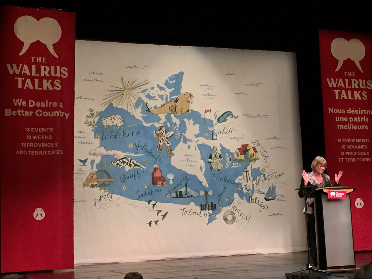 kristahan's tweet image. Thought-provoking evening at the Walrus Talks last night! @walrusmagazine @susanholt @TheAndyHan