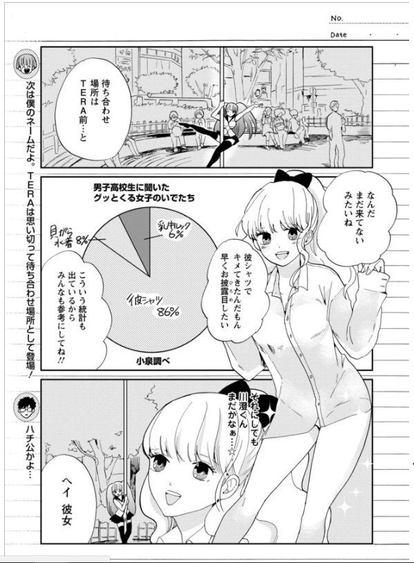 僕がモブであるために 第5話 / 目野真琴 - ニコニコ静画 (マンガ) https://t.co/XXKlaEIHhB 更新されてます、よろしくお願いします!中田と小泉が交互でネームやる回です(画像は中田→小泉→中田の順) 