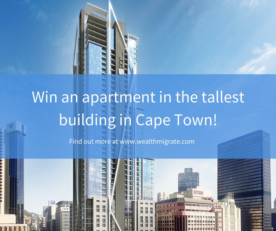 Win an apartment in the tallest building in Cape Town! Find out more here:  youtu.be/6MsQm3KgluY #LikeAMillionaire