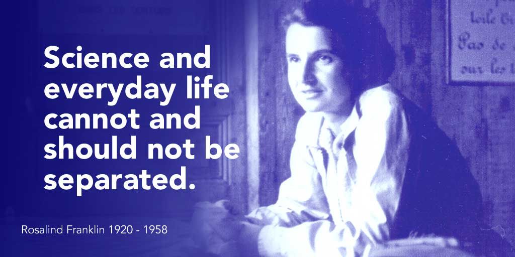 Stemettes's tweet image. Remembering the pioneering work of scientist Rosalind Franklin on DNA Day #DNADay17 #DNA #womeninSTEM
