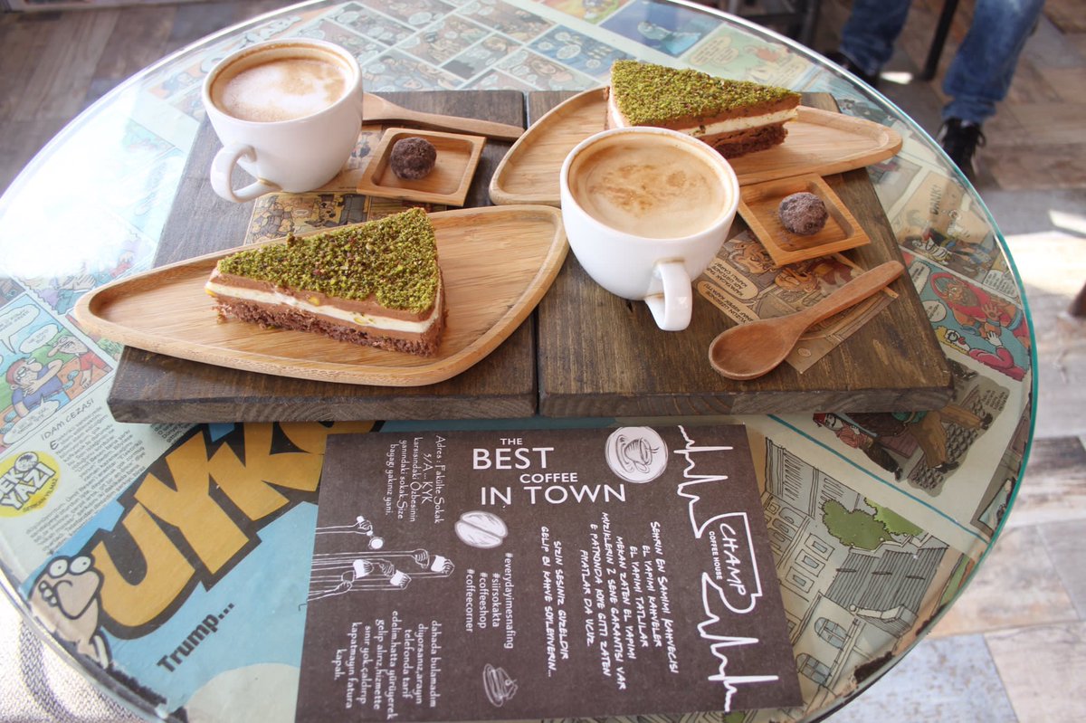 Bagaj'da 27 Nisan Perşembe bu tweeti RT'leyen bir üniversiteli ve arkadaşına Champ Coffee aracılığıyla Fıstık Rüyası+Kahve hediye! Bol şans😊