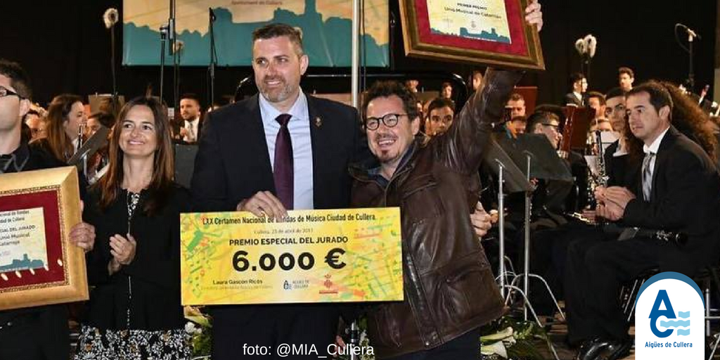 La nostra enhorabona a <a href="/UMCatarroja/">UnióMusicalCatarroja</a> pel seu primer premi en el LXX Certamen Nacional de Bandes 'Ciutat de #Cullera' 👏👏👏