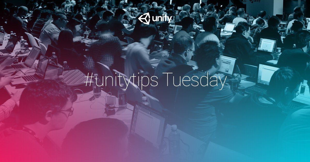 unitygames's tweet image. It's time for #unitytips Tuesday! Tweet us some useful #unitydev wisdom that you want to share with the community &lt;3 bit.ly/2oFH6il