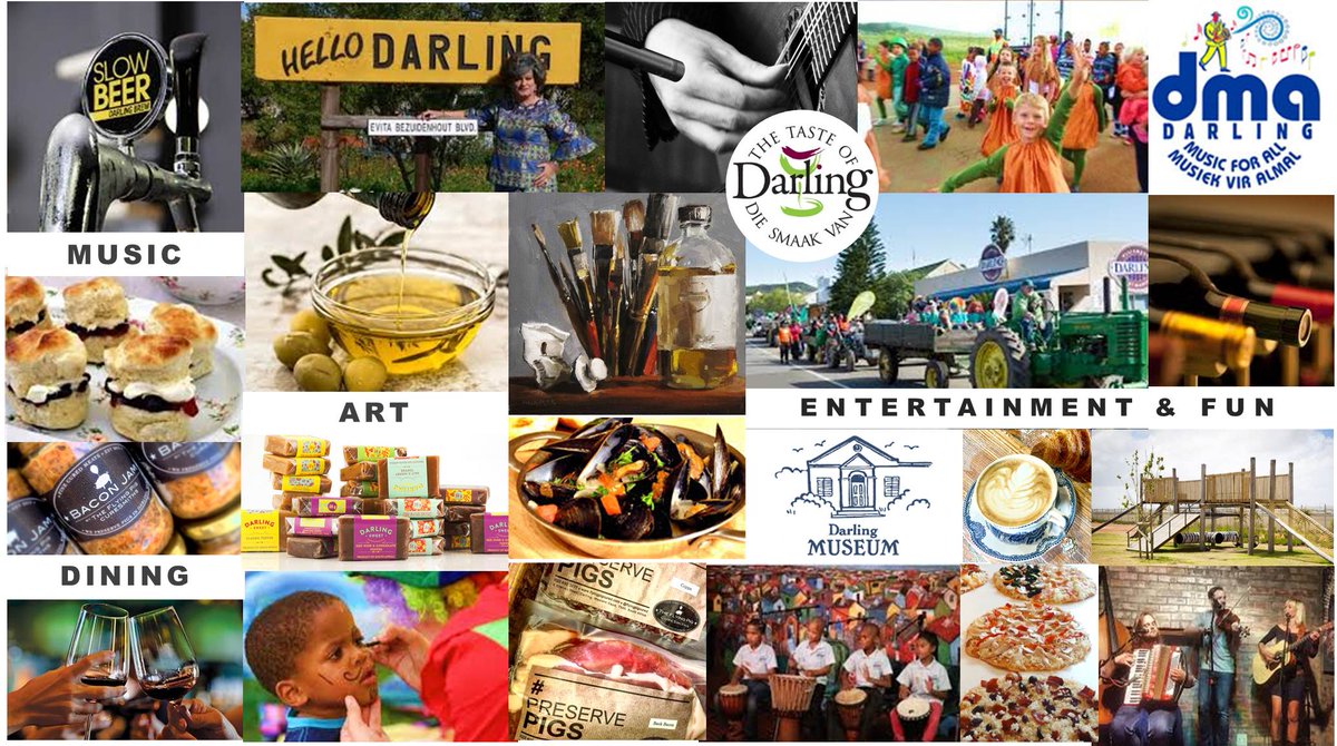 This Saturday 29th April!  Bring the WHOLE family! #FunForEveryone Darling is coming alive with activities! Visit tasteofdarling.co.za