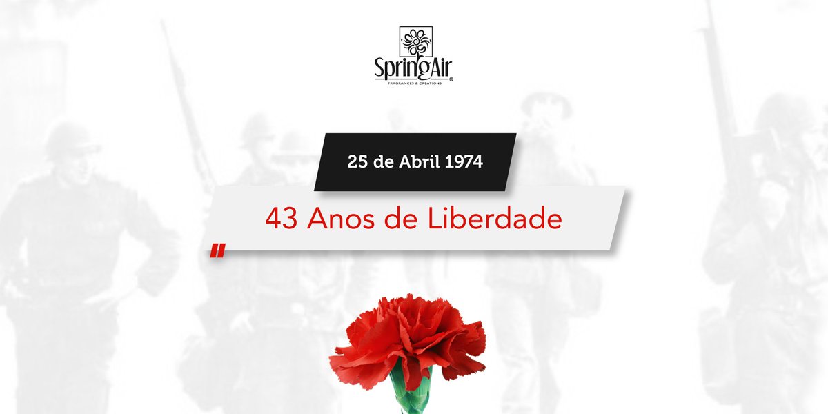 SpringairPT's tweet image. Hoje celebramos o Dia da Liberdade! #springair #springairportugal #25deabril #diadaliberdade