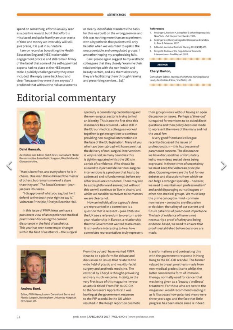 CherylTBarton's tweet photo. Thankyou to @PMFAnews for the opportunity to publish and share our views with #ProfBurd and @mdhtraining #PMFA @DianaPinpoint https://t.co/NWBI9SvS4C