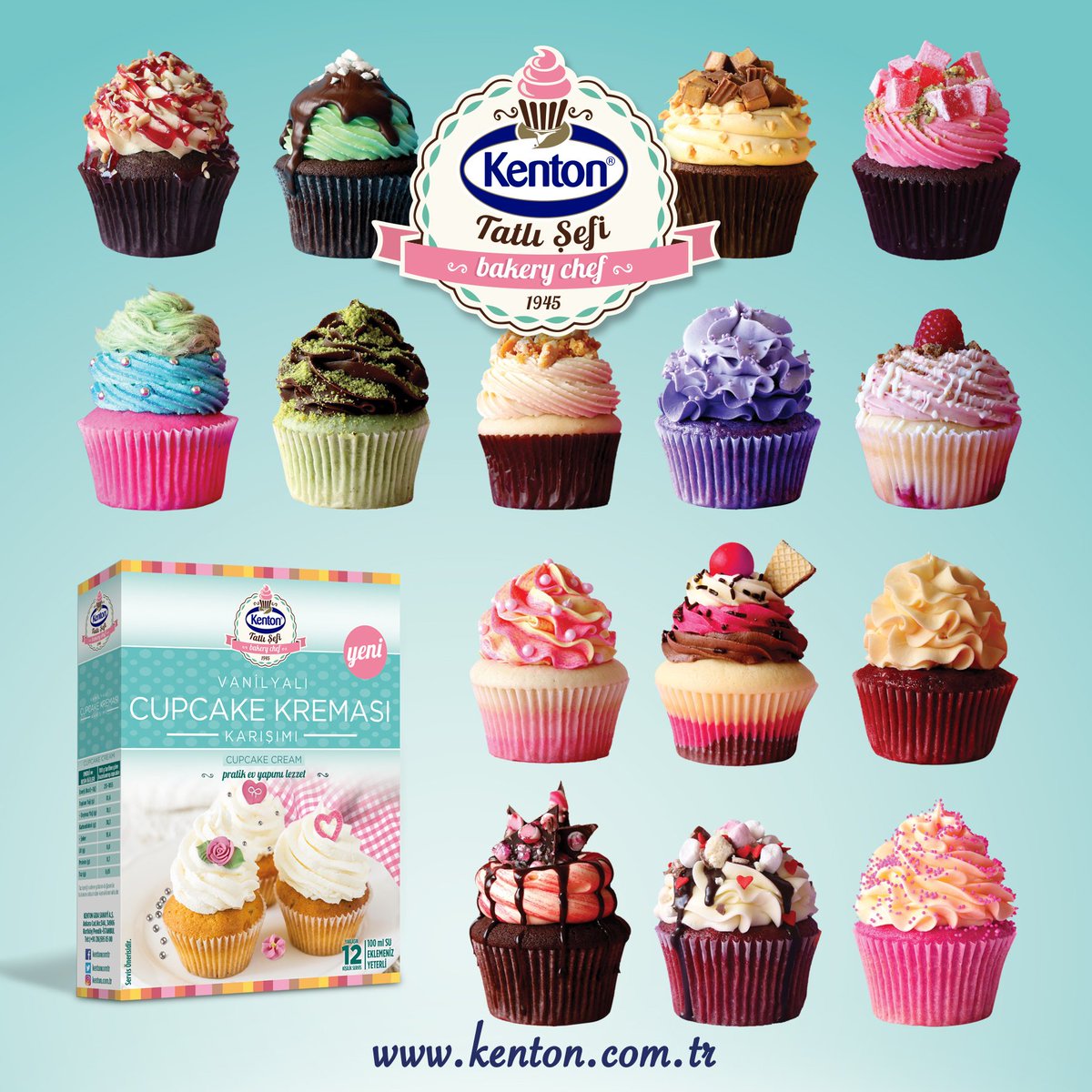 Kenton on Twitter "Hem leziz, hem de pratik cupcakeler için Kenton