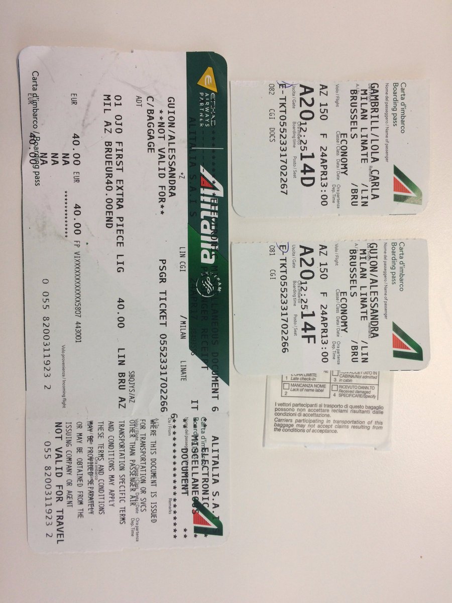 alitalia add baggage