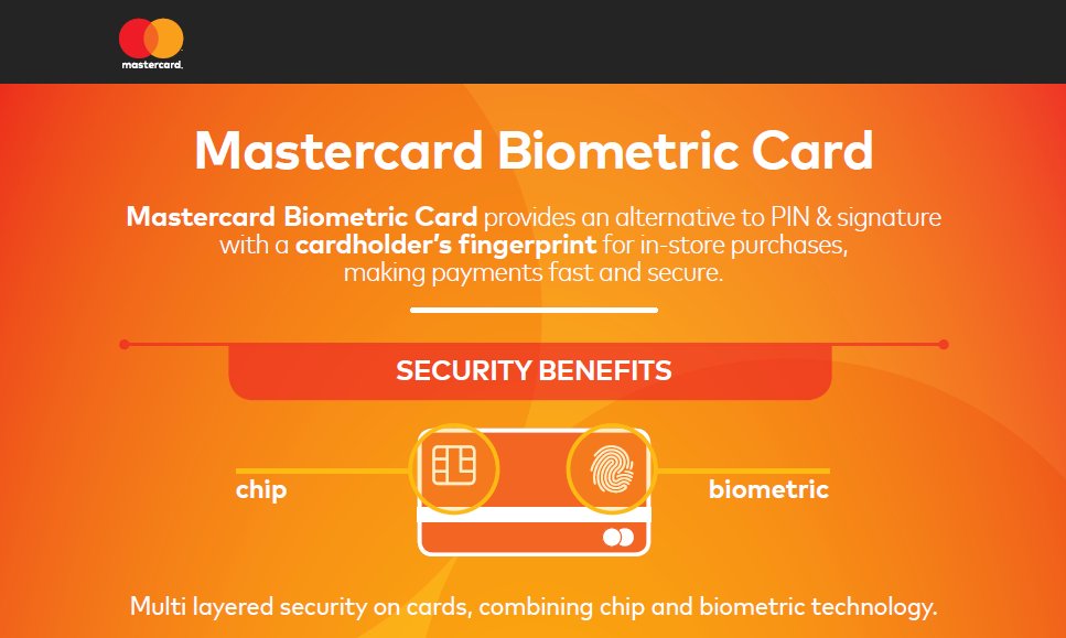 Mastercard Biometric Card ile akılda şifre tutmaya son! #BiometricCard #Mastercard
Detaylar için: mstr.cd/2nTb2XC