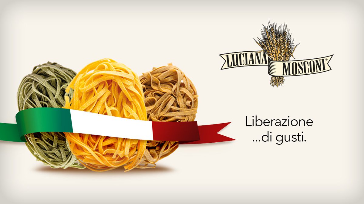 Libera la fantasia in cucina! ;-) Buon 25 Aprile a tutti da #LucianaMosconi! :-D #LaSignoraDelleTagliatelle #BuoneCosì