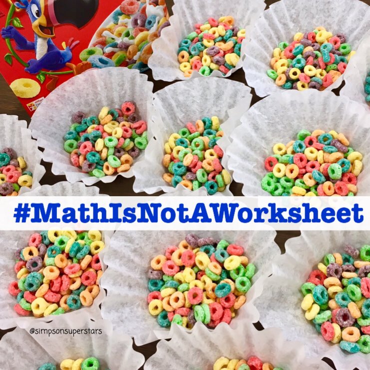 simpsonsupersta's tweet photo. When I use FruitLoops during our #superstarmathmeeting my room always smells so yummy. Thanks @KelloggsUS @Go_Dragons2015 #happyclassrooms https://t.co/PyOREKHrcl
