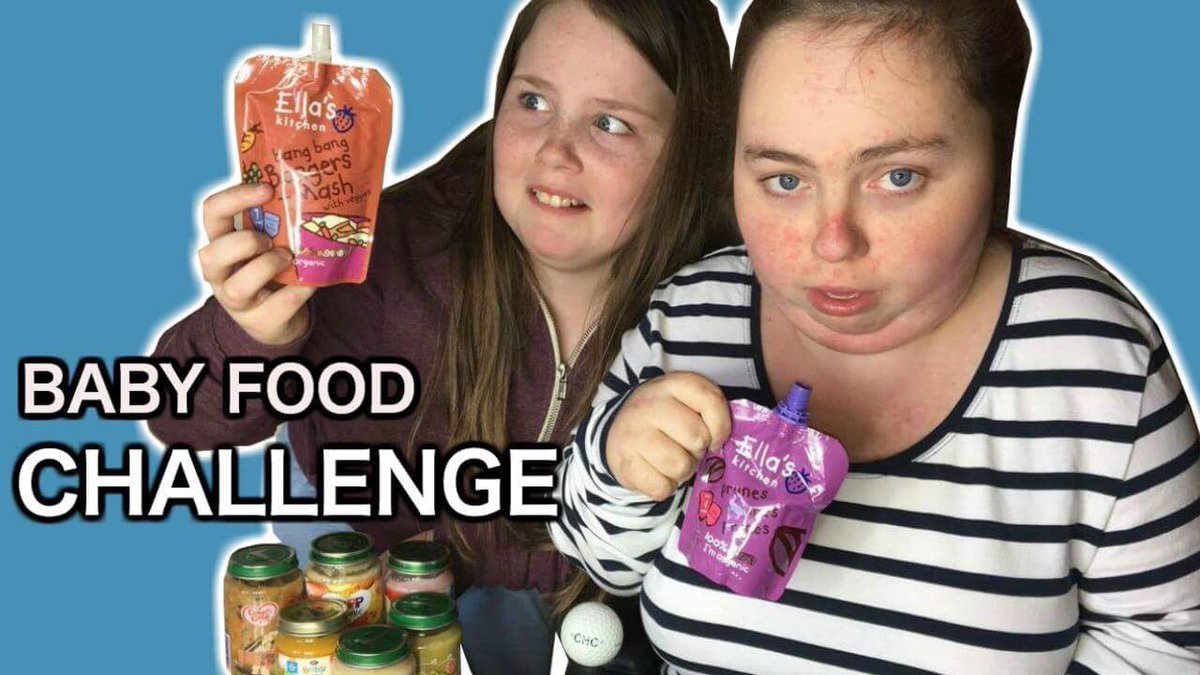 NEW VIDEO!! BABY FOOD CHALLENGE 🤢give a retweet if you enjoy it m.youtube.com/watch?v=EI181q… #smallyoutuber #youtubechallenges