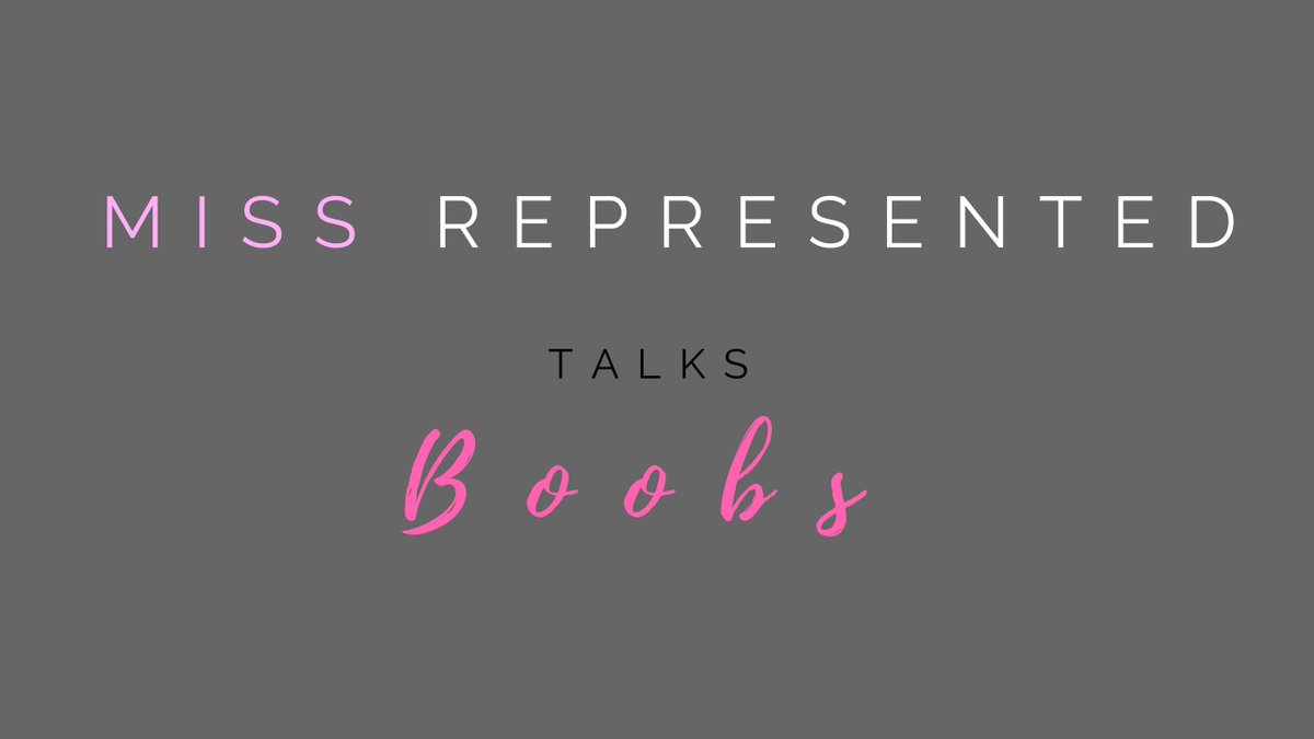 missrepresente1's tweet photo. #MissRepresentedTalks is back for our third piece, this time it's all about boobs. Tweet us your thoughts >>> https://t.co/wZo1TwpaSv https://t.co/XcnBQT10Jx