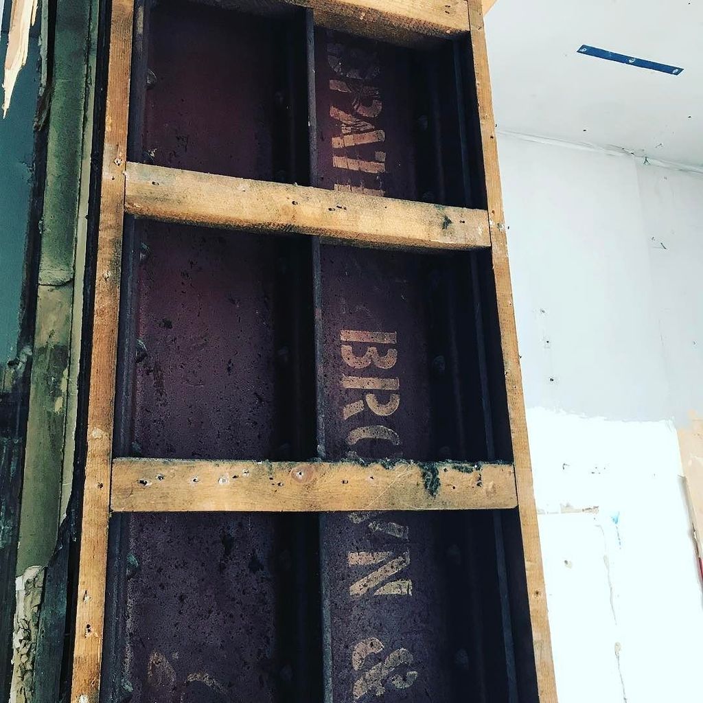 Interesting to expose the old steel beams - this one is holding up Princes Street! Will be interesting to see it i… ift.tt/2q2wkHC