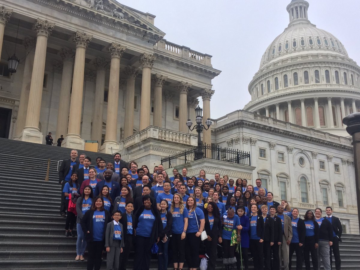On #WorldMalariaDay <a href="/nothingbutnets/">Nothing But Nets</a> is on Capitol Hill advocating for US leadership to #defeatmalaria &amp; fund <a href="/UN/">United Nations</a> global health efforts #USUN