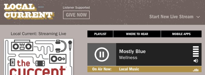 We believe in Wellness — both as a principle and as a @jordangatesmith band. Listen to our Minnesota music stream: thecurrent.org/listen/local